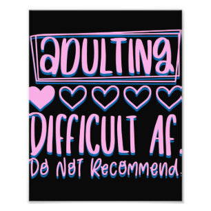 Grappig het toevoegen van moeilijke AF zou niet ad Foto Afdruk