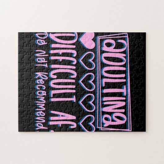 Grappig het toevoegen van moeilijke AF zou niet ad Legpuzzel (Horizontaal)