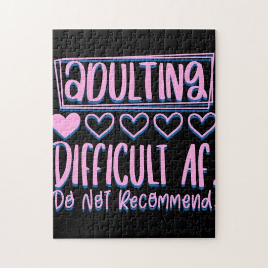 Grappig het toevoegen van moeilijke AF zou niet ad Legpuzzel (Verticaal)