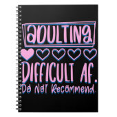 Grappig het toevoegen van moeilijke AF zou niet ad Notitieboek (Voorkant)