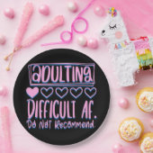 Grappig het toevoegen van moeilijke AF zou niet ad Papieren Bordje (Feest)