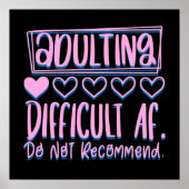 Grappig het toevoegen van moeilijke AF zou niet ad Poster (Voorkant)