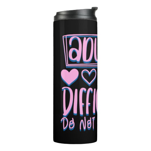 Grappig het toevoegen van moeilijke AF zou niet ad Thermosbeker (Gedraaid links)