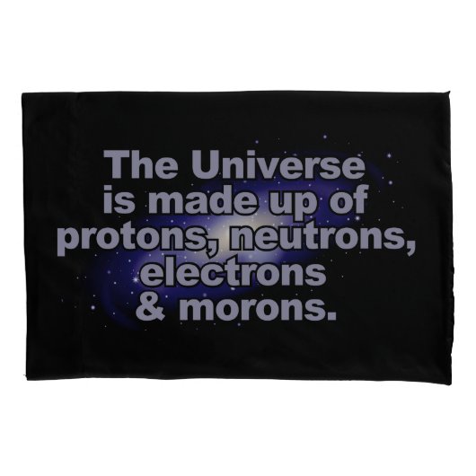 Grappig "Het Universum" kussenslopen (Voorkant)