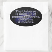 Grappig "Het Universum" stickers (Tas)