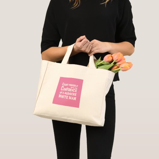 Grappig Het vertrouwen van een middelmatig wit man Mini Tote Bag (Voorkant (product))