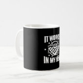 Grappig Het werkte Billiard Pool Spelers Snookers Koffiemok (Voorkant links)