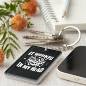 Grappig Het werkte Billiard Pool Spelers Snookers Sleutelhanger (Voorkant Rechts)