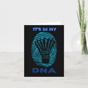 Grappig het zit in mijn DNA voor familie van badmi Kaart