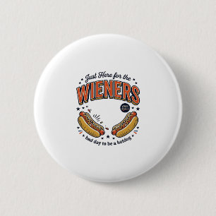 Grappig hete hond worst vintage shirt ontwerp_1 ronde button 5,7 cm