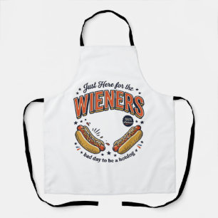 Grappig hete hond worst vintage shirt ontwerp_1 schort