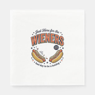 Grappig hete hond worst vintage shirt ontwerp_1 servet