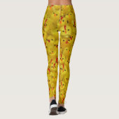 Grappig Hete Kuiken Kippenpoten Geel Pasen Leggings (Achterkant)