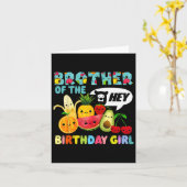 Grappig Hey Beer Familie van het verjaardagsmeisje Kaart (Gele Bloem)