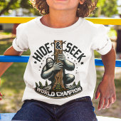 Grappig Hide & Seek Wereldkampioen Bigfoot T-shirt