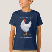 Grappig, hier is je kip Nugget White Hen T-shirt (Voorkant)