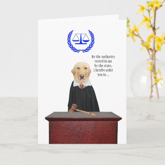 Grappig hier komt de verjaardag van de rechter hon kaart (Gele Bloem)