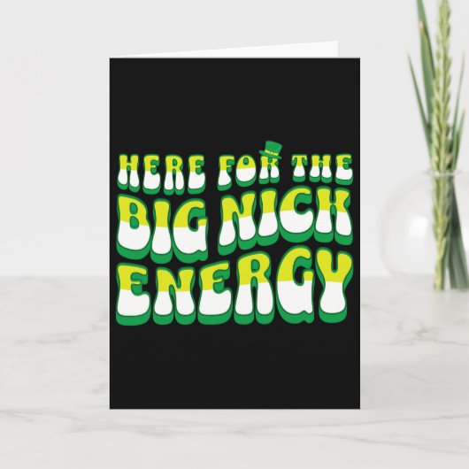 Grappig Hier Voor De Grote Nick Energie Kaart (Voorkant)