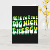 Grappig Hier Voor De Grote Nick Energie Kaart (Gele Bloem)
