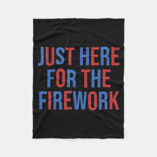 Grappig hier voor de vuurwerk 4 juli koppel fleece deken
