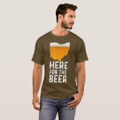 Grappig hier voor het bier Ohio Craft Beer T-shirt (Voorkant volledig)