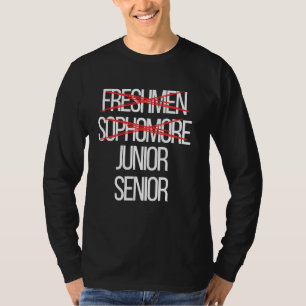 Grappig High School College tweedejaars niveau Com T-shirt