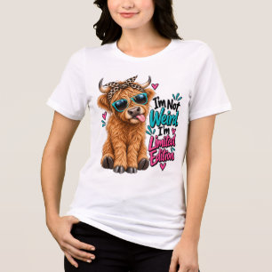 Grappig Highland Koe Limited Editie T-shirt