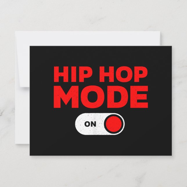 Grappig Hip Hop Design voor Mannen Vrouwen 90s Hip (Voorkant)