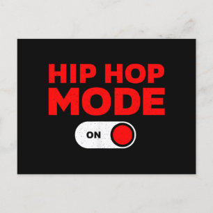 Grappig Hip Hop Design voor Mannen Vrouwen 90s Hip Briefkaart