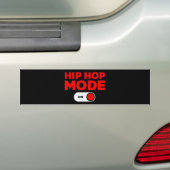 Grappig Hip Hop Design voor Mannen Vrouwen 90s Hip Bumpersticker (Op auto)