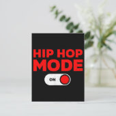 Grappig Hip Hop Design voor Mannen Vrouwen 90s Hip Informatiekaartje (Staand voorkant)
