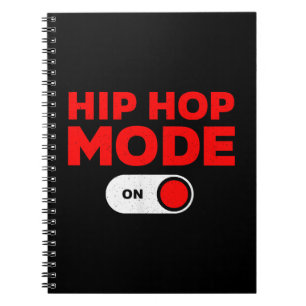 Grappig Hip Hop Design voor Mannen Vrouwen 90s Hip Notitieboek
