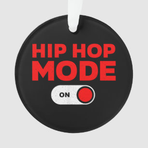 Grappig Hip Hop Design voor Mannen Vrouwen 90s Hip Ornament