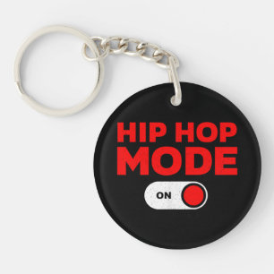 Grappig Hip Hop Design voor Mannen Vrouwen 90s Hip Sleutelhanger