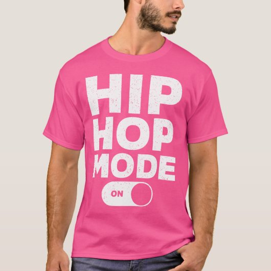 Grappig Hip Hop Design voor Mannen Vrouwen 90s Hip T-shirt (Voorkant)