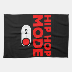 Grappig Hip Hop Design voor Mannen Vrouwen 90s Hip Theedoek