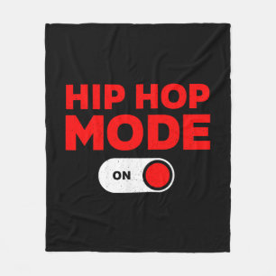 Grappig Hip Hop-ontwerp voor mannen vrouwen 90s Hi Fleece Deken