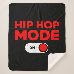 Grappig Hip Hop-ontwerp voor mannen vrouwen 90s Hi Sherpa Deken