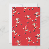 Grappig Ho Ho Ho Ho's Vriendjes Volwassen Kerstfee Kaart (Achterkant)