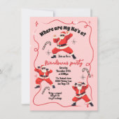 Grappig Ho Ho Ho Ho's Vriendjes Volwassen Kerstfee Kaart (Voorkant)