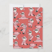 Grappig Ho Ho Ho Ho's Vriendjes Volwassen Kerstfee Kaart (Achterkant)