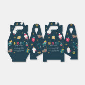 Grappig 'Ho Ho Holy Crap' Kerst Baby shower Bedankdoosjes (Uitgevouwen)