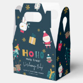 Grappig 'Ho Ho Holy Crap' Kerst Baby shower Bedankdoosjes (Geopend)