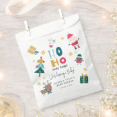 Grappig 'Ho Ho Holy Crap' Kerst Baby shower Bedankzakje (Geknipt)