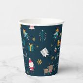 Grappig 'Ho Ho Holy Crap' Kerst Baby shower Papieren Bekers (Links)