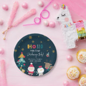 Grappig 'Ho Ho Holy Crap' Kerst Baby shower Papieren Bordje (Feest)