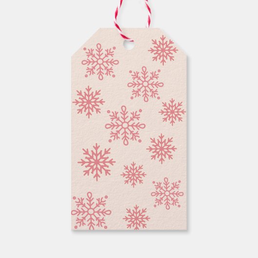 Grappig ho retro kerstfeest cadeaulabel (Achterkant)