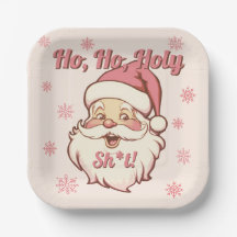 Grappig ho retro kerstfeest