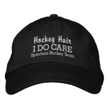 Grappig "Hockey Hair I DO Care" aangepaste teamnaa