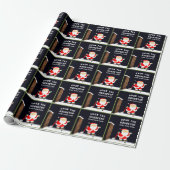 Grappig Hockey Kerstmis Cadeaupapier (Uitgerold)